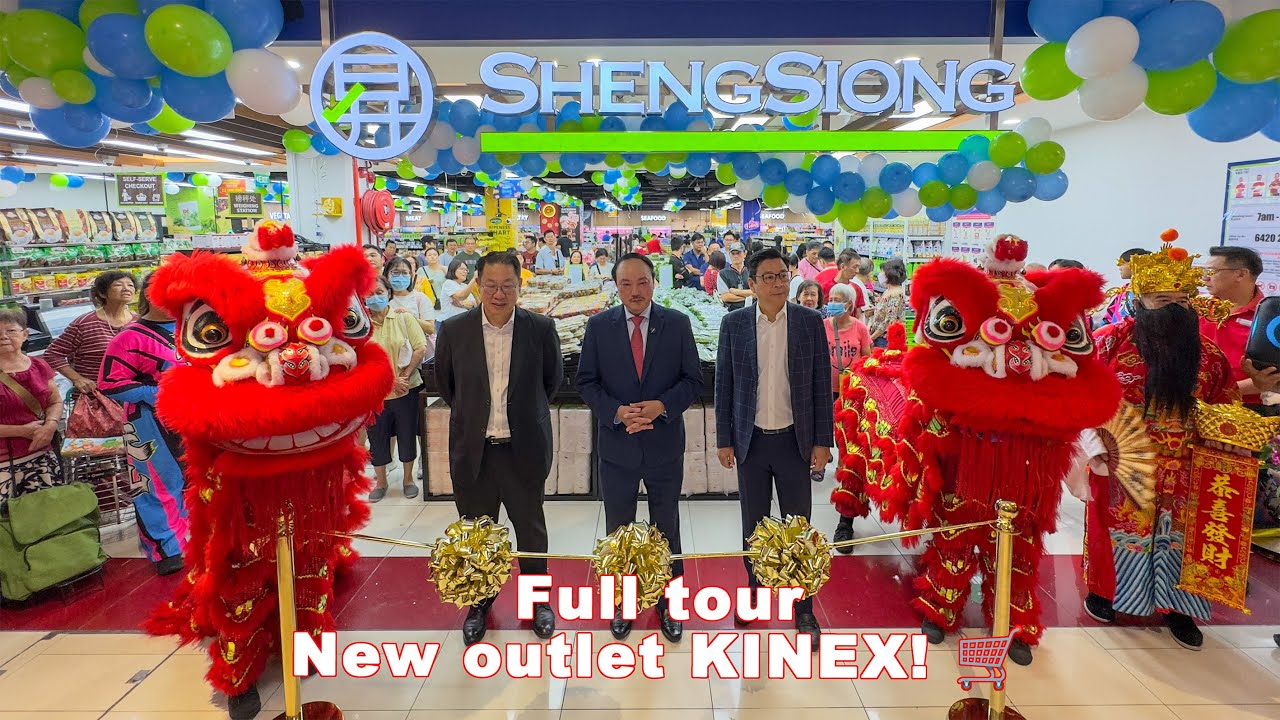 NEW OUTLET full tour - Sheng Siong Supermarket (#B1- 36)  26 June at KINEX! Tanjong Katong