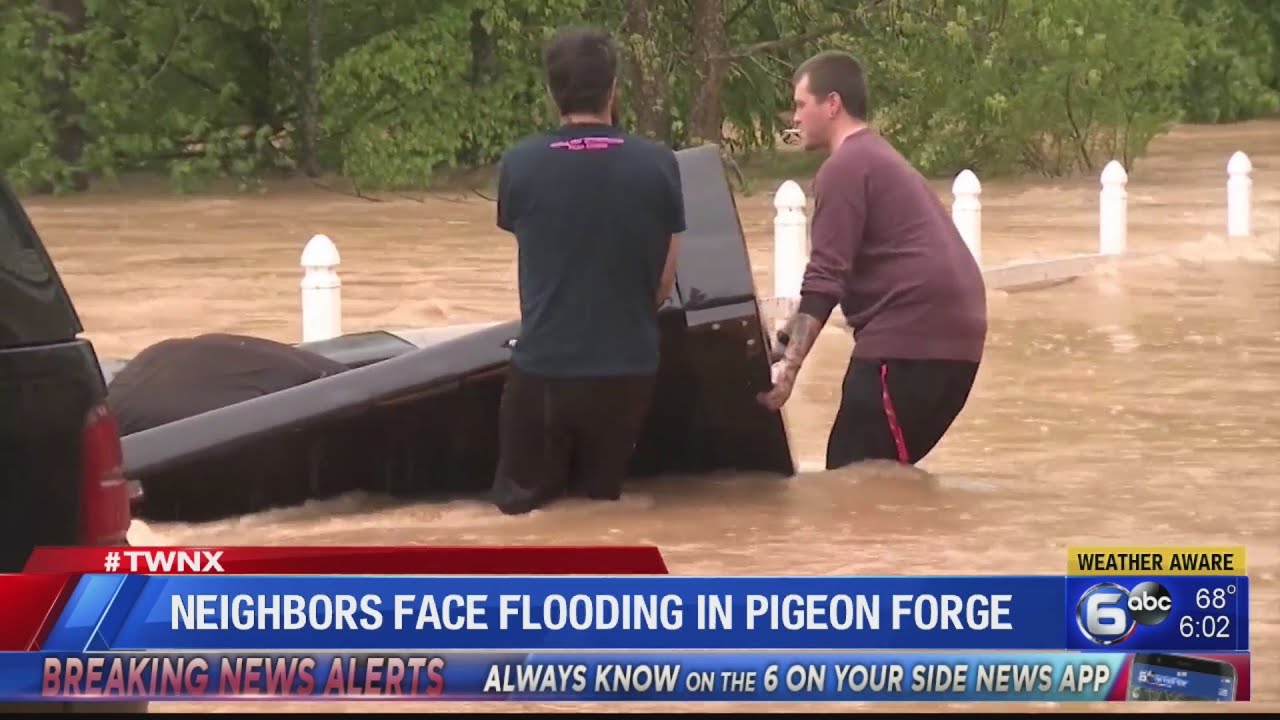 Neighbors face flooding in Pigeon Forge