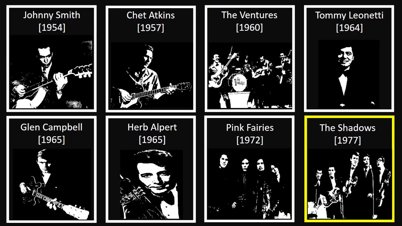 Walk Dont Run dif. versions comparison | Johnny Smith Chet Atkins Ventures Shadows 1954-1977