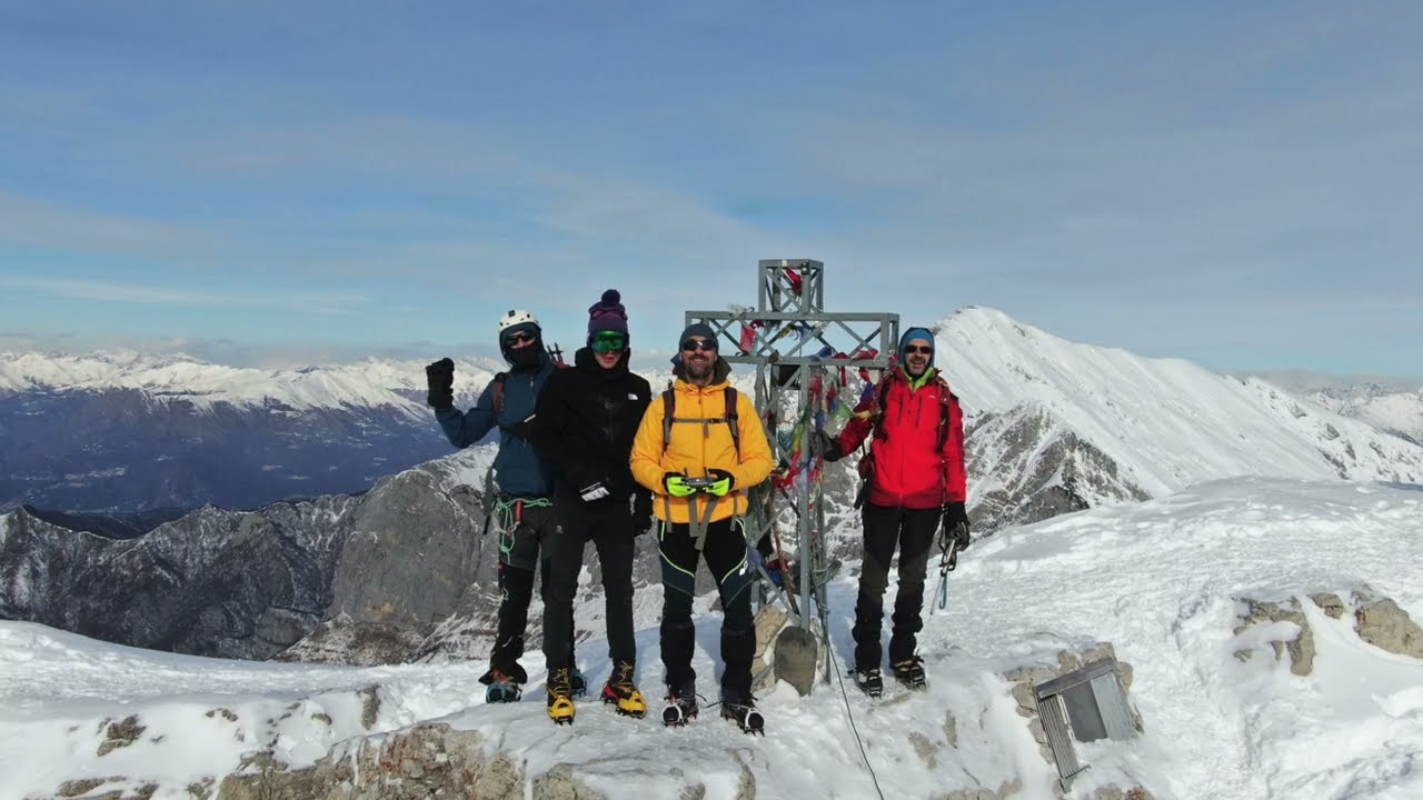 Cresta Sinigaglia Grignetta 2.177 m - 21 gennaio 2023
