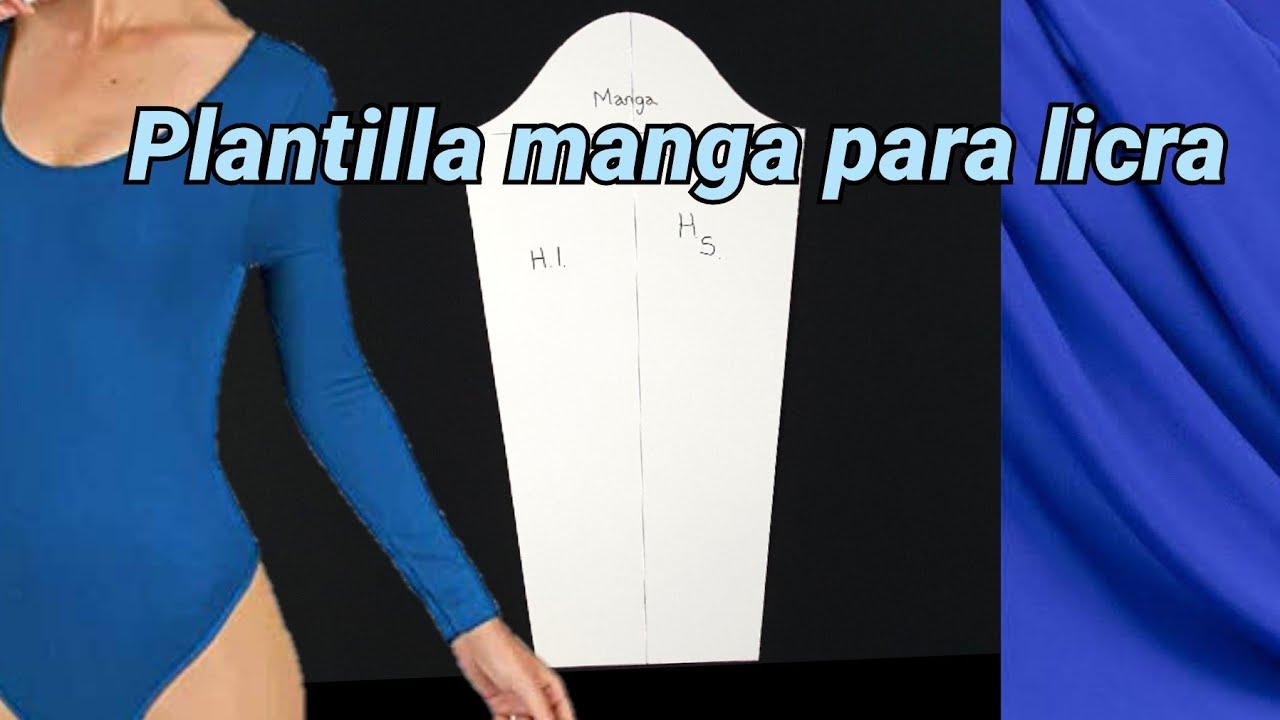 Trazo de manga para licra
