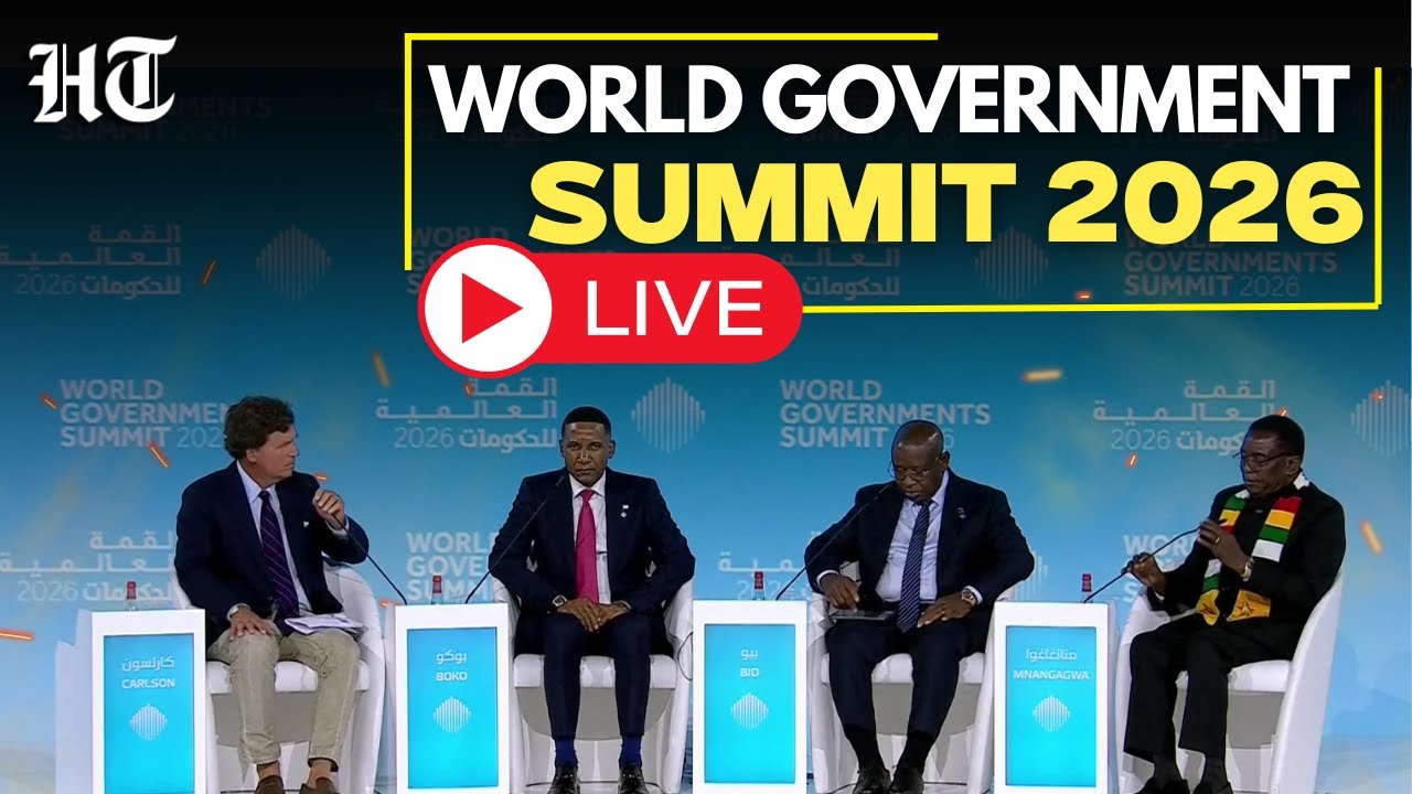 Watch Live | World Government Summit 2026 Day 2 | Future of AI | Tucker Carlson | Alibaba | Africa