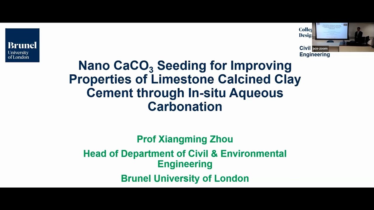 Prof. Xiangming ZHOU, Brunel University of London [16 December 2025]