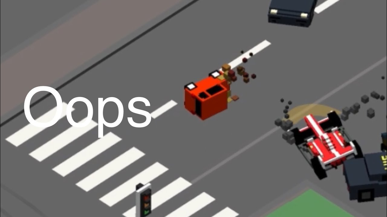 I accidentally destroyed the smallest car in Smashy Road Wanted: 2