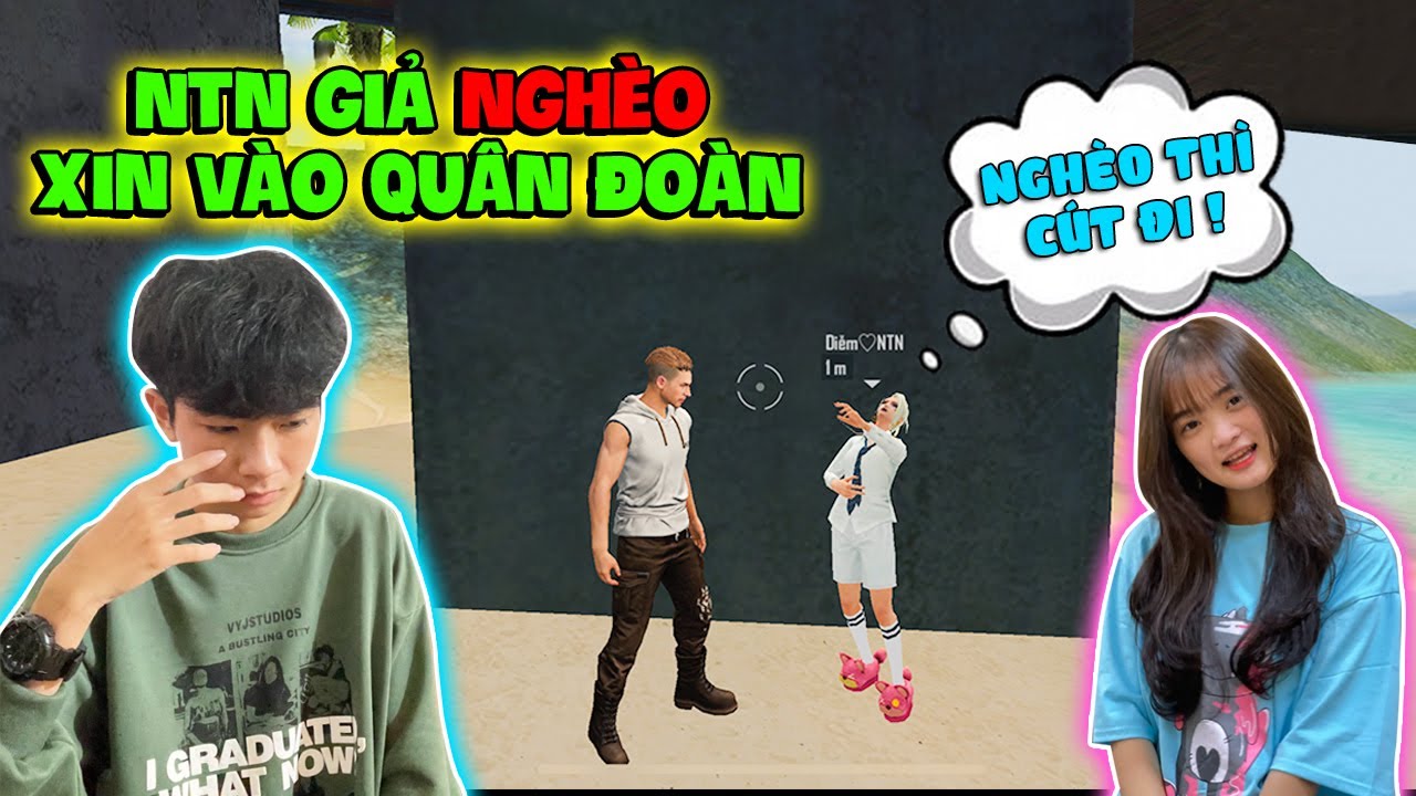 Free Fire | NTN giả nghèo thử xin vào quân đoàn Ngọc Diễm và cái kết đau lòng ?