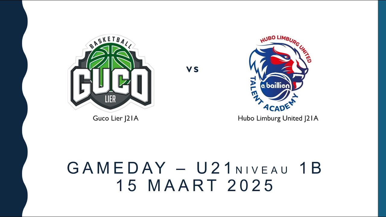 U21 : Guco Lier  -  Hubo Limburg United
