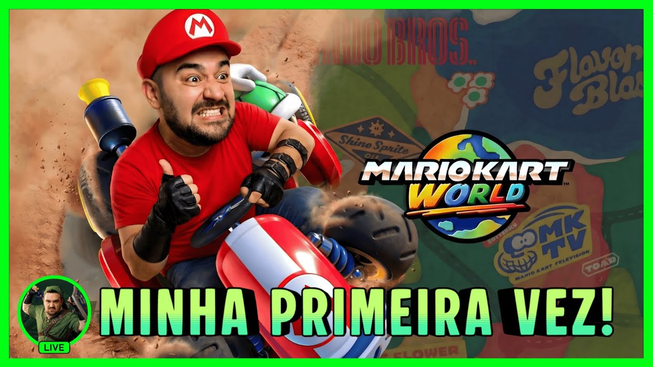 🔴 FINALMENTE AO VIVO! Testando o MARIO KART WORLD no SWITCH 2 pela Primeira Vez!