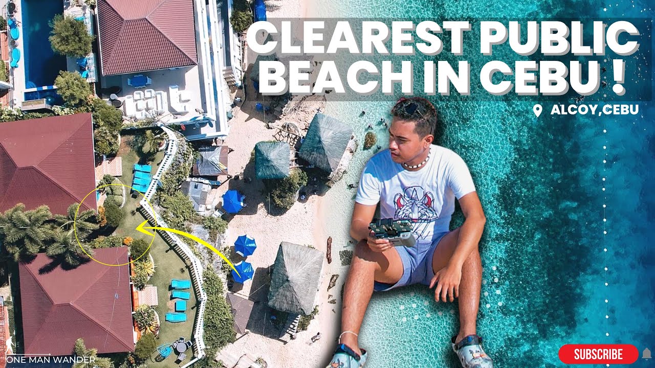 CLEAREST PUBLIC BEACH IN CEBU | TINGKO BEACH, ALCOY + CAFE MALAYA | One Man Wander