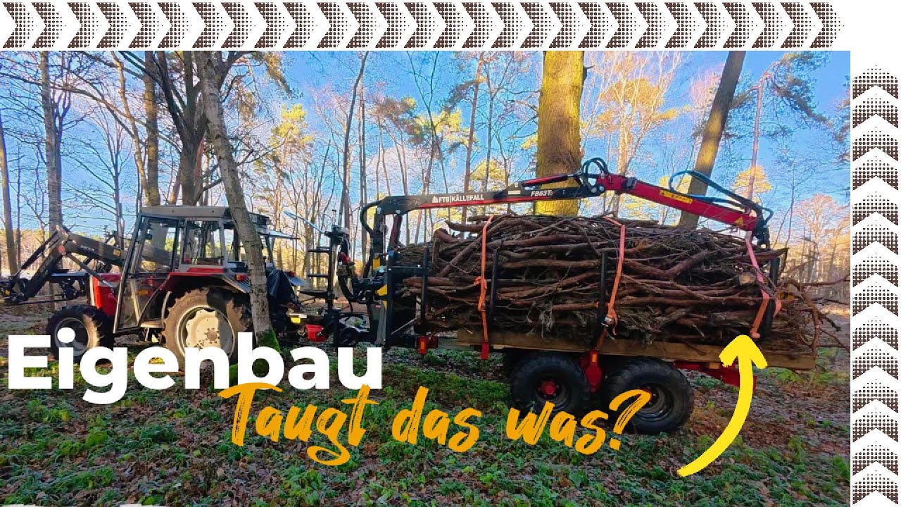 Astwanne / Reisigwanne (Plattform) selber Bauen | DIY | Rückewagen Källefall FB70