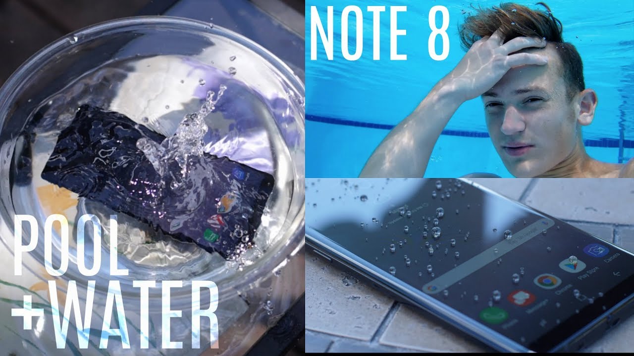Ultimate Galaxy Note 8 Water + Pool Test!