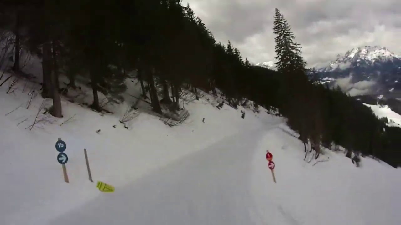 Werfenweng Piste 1 Panoramaabfahrt + Piste 1b Panorama Skiweg