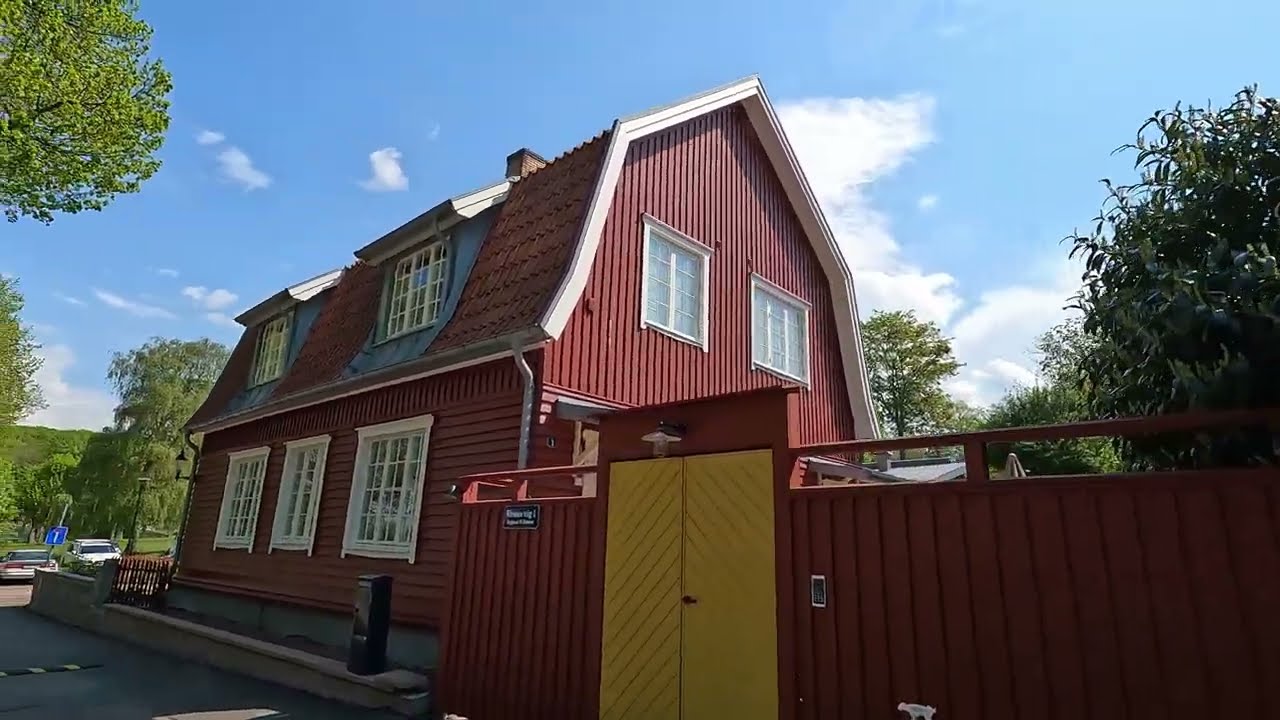 Gothenburg Sweden Walk from Rengatan to Nya Varvet  4k