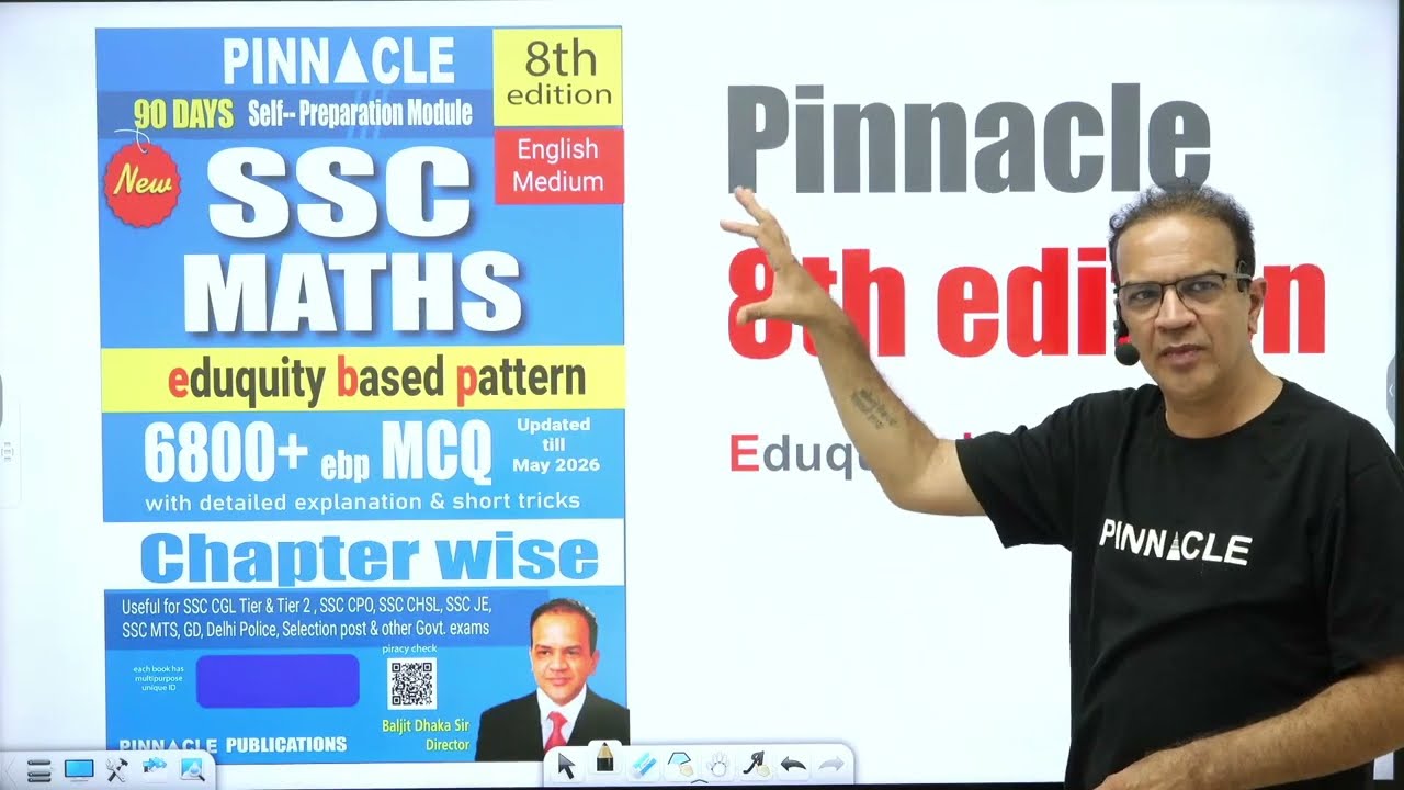 📕SSC Maths 6800+ ebp MCQ Chapter wise 8th edition book launched II Updated till May 2026
