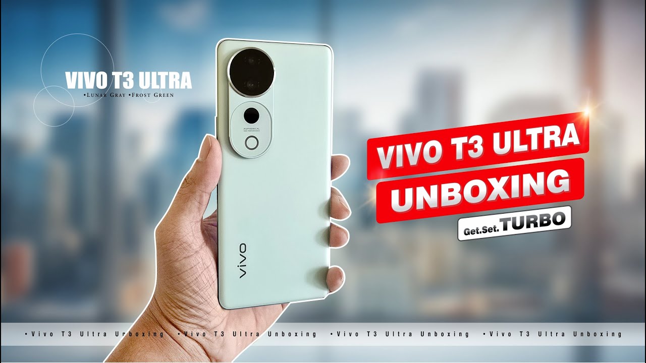 VIVO T3 ULTRA 5G UNBOXING | Frost Green | 12+256GB