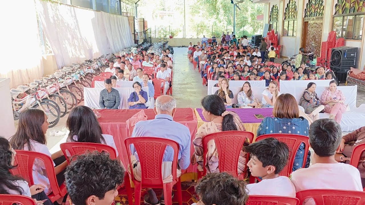 Empowering Girls — Bicycle Distribution by Yogi Divine Society