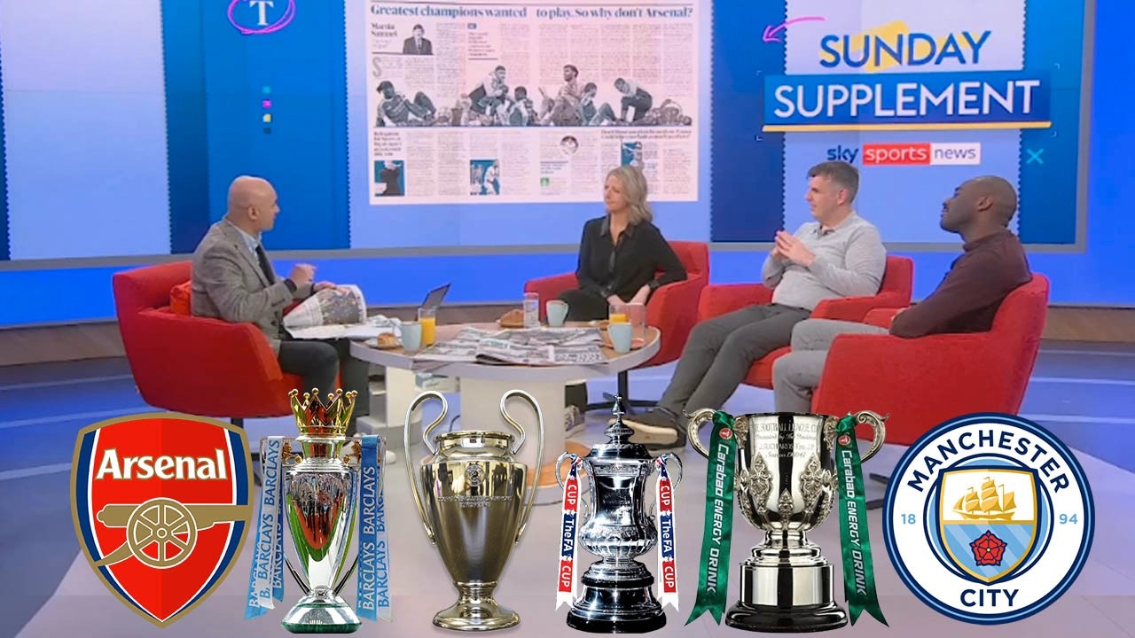 Can Arsenal Or Manchester City Win All Four Titles This Season🏆? Pundits Review