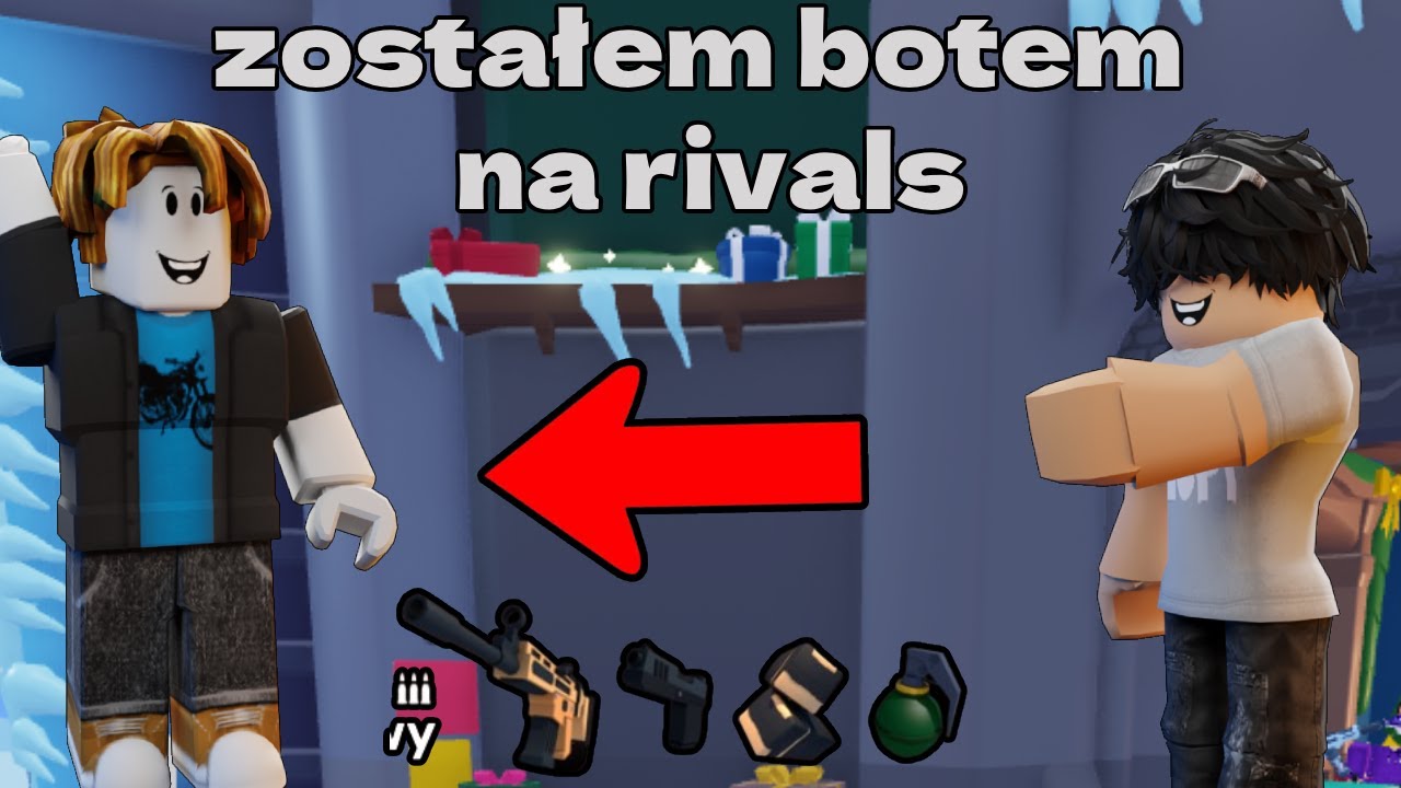Udawałem Bota Na rivals w ROBLOX
