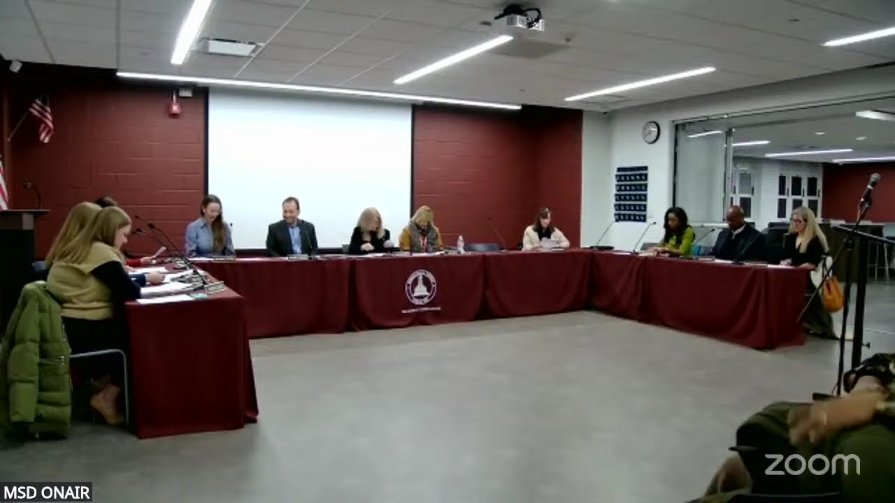 MSD BOE Meeting January 5th, 2025
