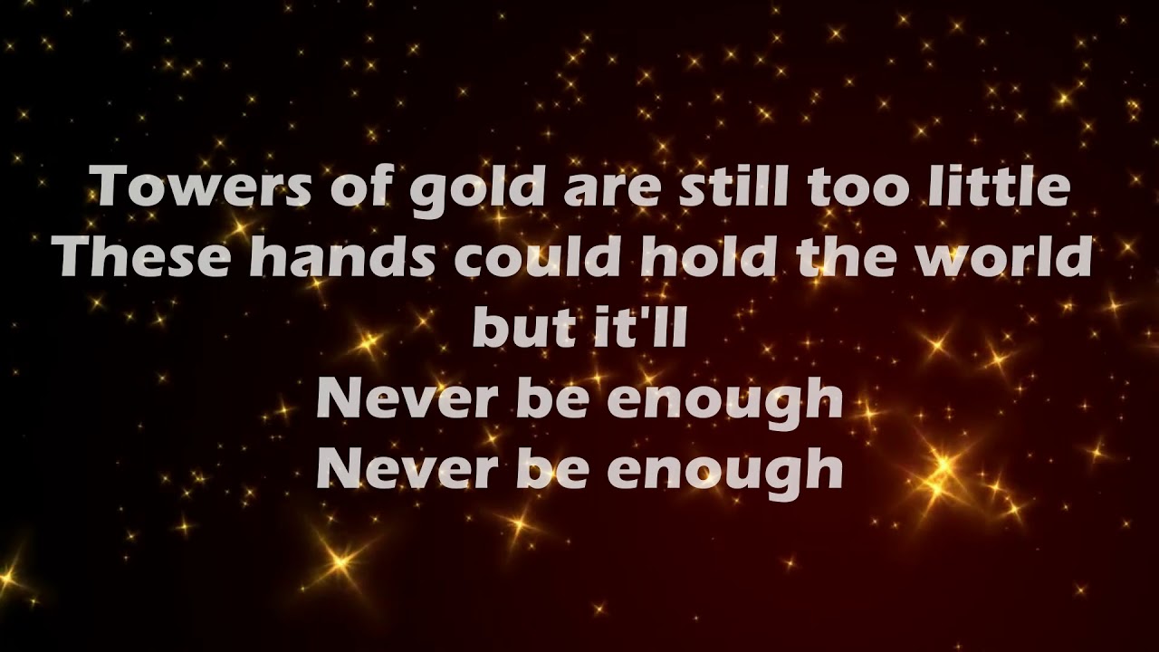 10 Never Enough Reprise from The Greatest Showman with Lyrics