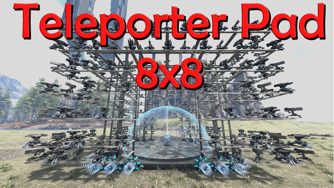Инструкция: Телепортационная площадка для скелетов 8x8 | Неофициальное PvP-мероприятие в Ark