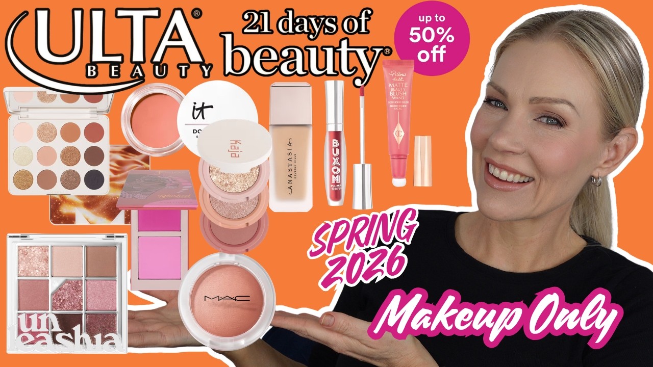 ULTA Beauty 21 Days of Beauty - All Makeup Items SPRING 2026 (March 6-26, 2026)