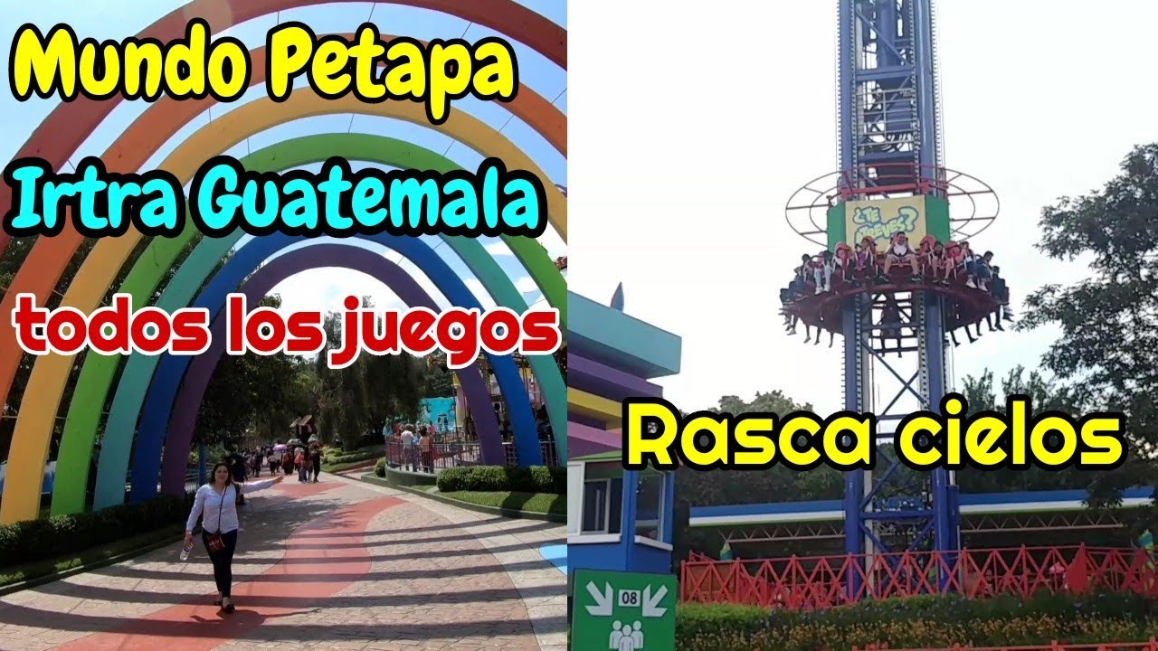 Conoce Mundo Petapa parque de diversiones del Irtra Guatemala San Miguel Petapa