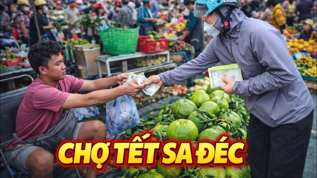 Chợ Tết Sa Đéc Đông Nghẹt Người!