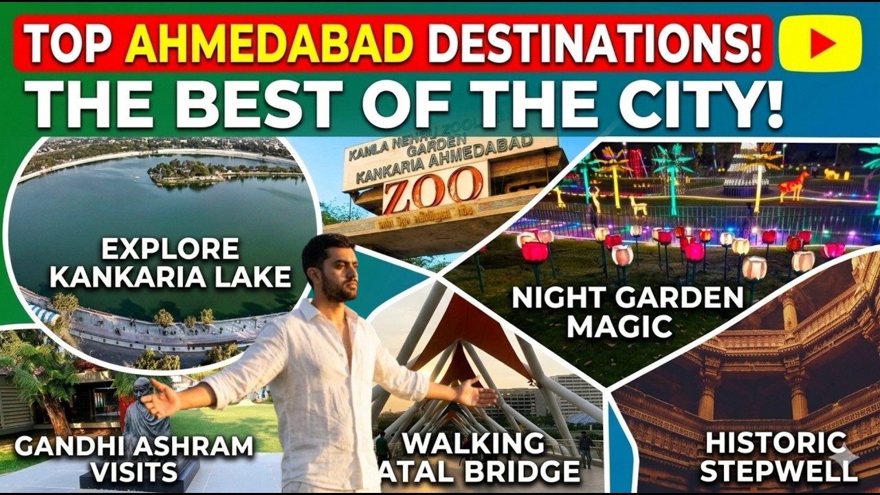 Top Ahmedabad Destinations! The Best of the City! | Latest | Travel vlog