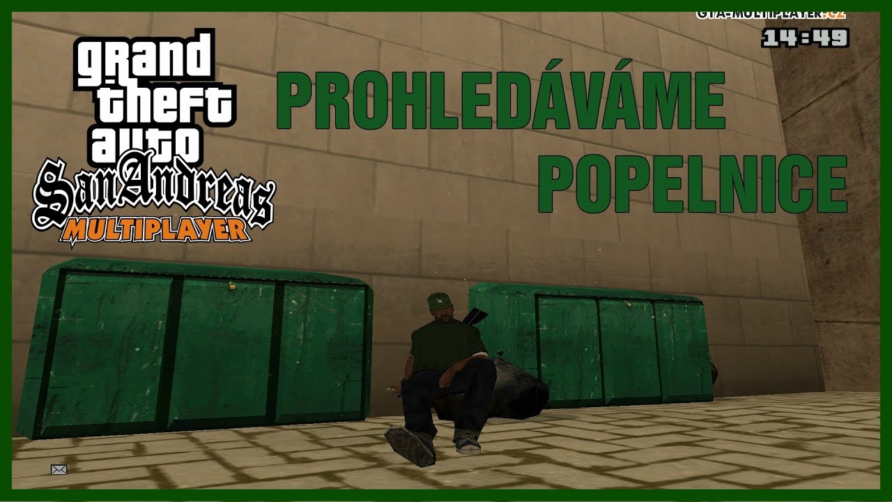 PROHLEDÁVÁME POPELNICE! (GTA San Andreas Multiplayer #40)