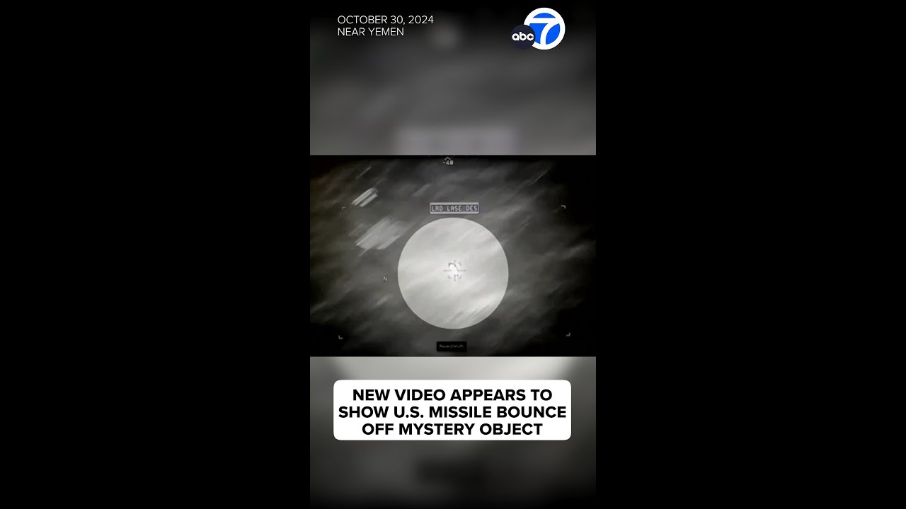 UFO hearing: Newly released video appears to show US missile bouncing off object
