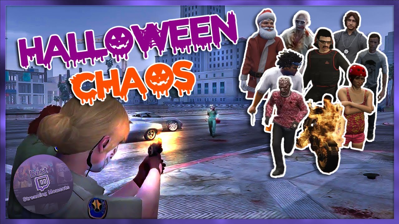 NoPixel HALLOWEEN SERVER CHAOS, SIMON HARTH HAUNTS CHANG | GTA 5 RP Funny Moments/Highlights 219