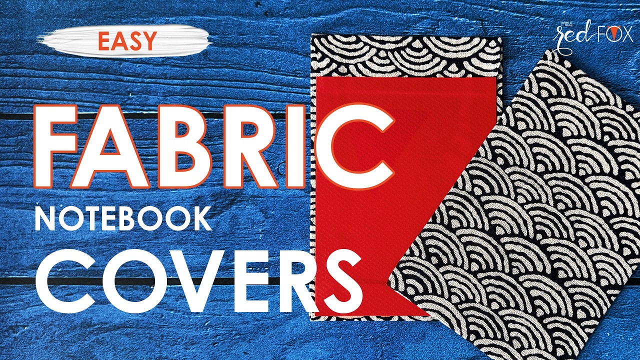 Тканевые обложки для книг, изготовленные методом японского переплета — Урок переплета для начинаю...