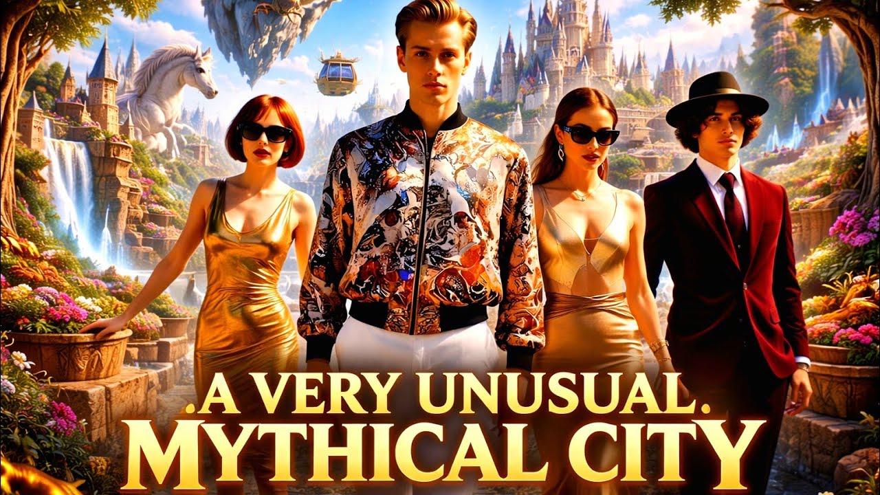 AI Surreal Short | A Very Unusual Mythical City – 4K | AI Art | AI Music Video
