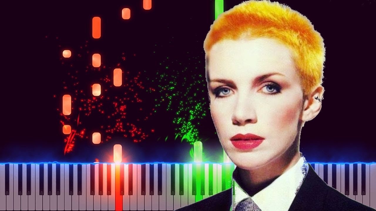 I put a spell on you  Annie Lennox Piano Cover Midi tutorial Sheet app  Karaoke