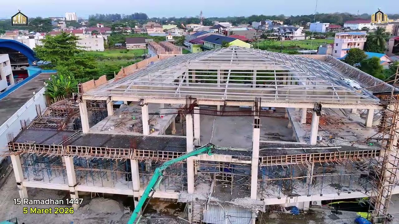 Progress Pembangunan Masjid Al Muwahhidin 15 Ramadhan 1447   5 Maret 2026
