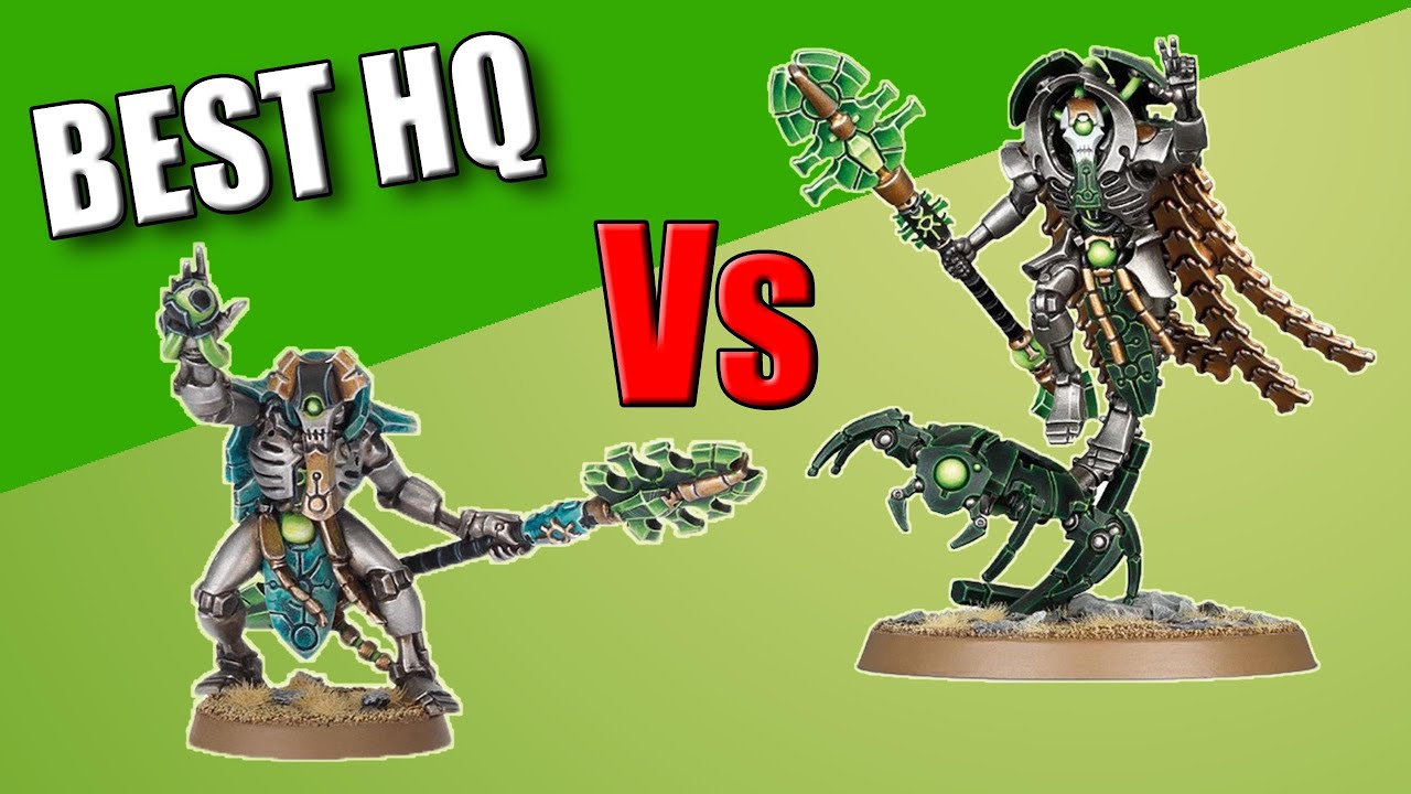 Best Necron HQ 8th Edition - Necron Cryptek Vs Necron Cryptek with Canoptek Cloak