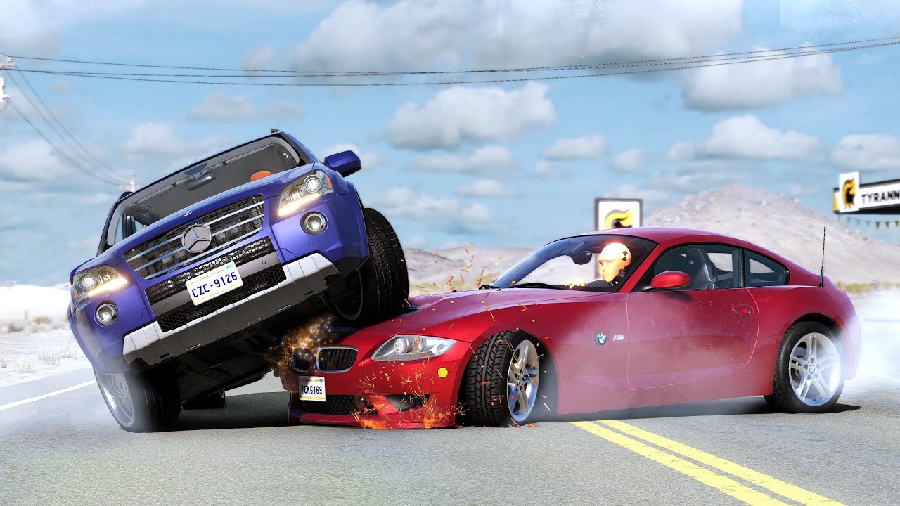 Reckless Driving and Dangerous Accidents #3 - BeamNG.drive