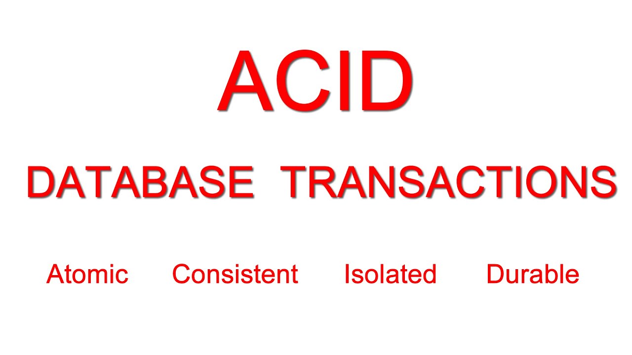 Database Transactions (ACID)