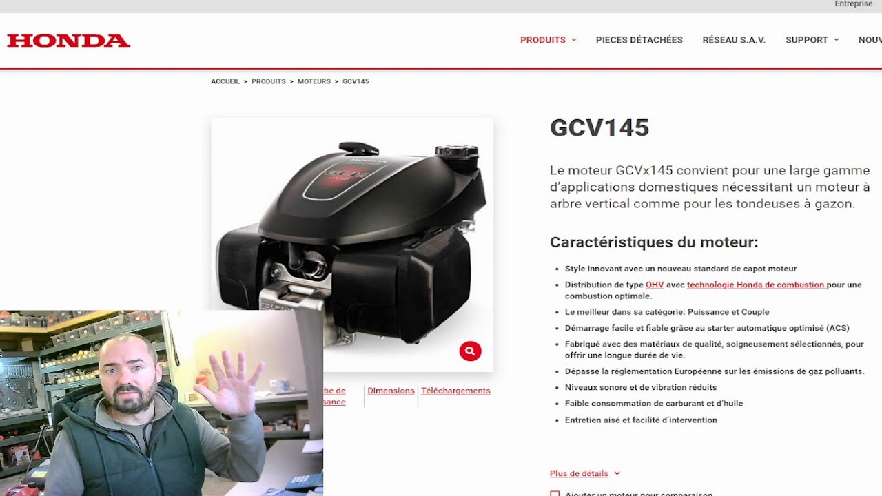 Nouveaux moteur tondeuse Honda GCVx 👍  ( 145 170 200 )