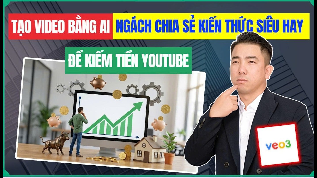 Tạo Video Ng&aacute;ch Chia Sẻ Kiến Thức Si&ecirc;u Hay Kiếm Tiền YouTube Bằng AI