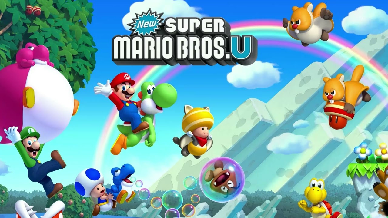 Title Screen (No SFX) - New Super Mario Bros. U Music Extended
