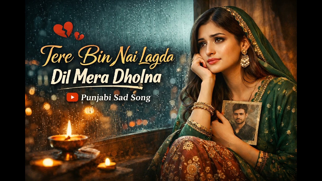 Tere Bin nai lagda dil mera dholna Punjabi sad song