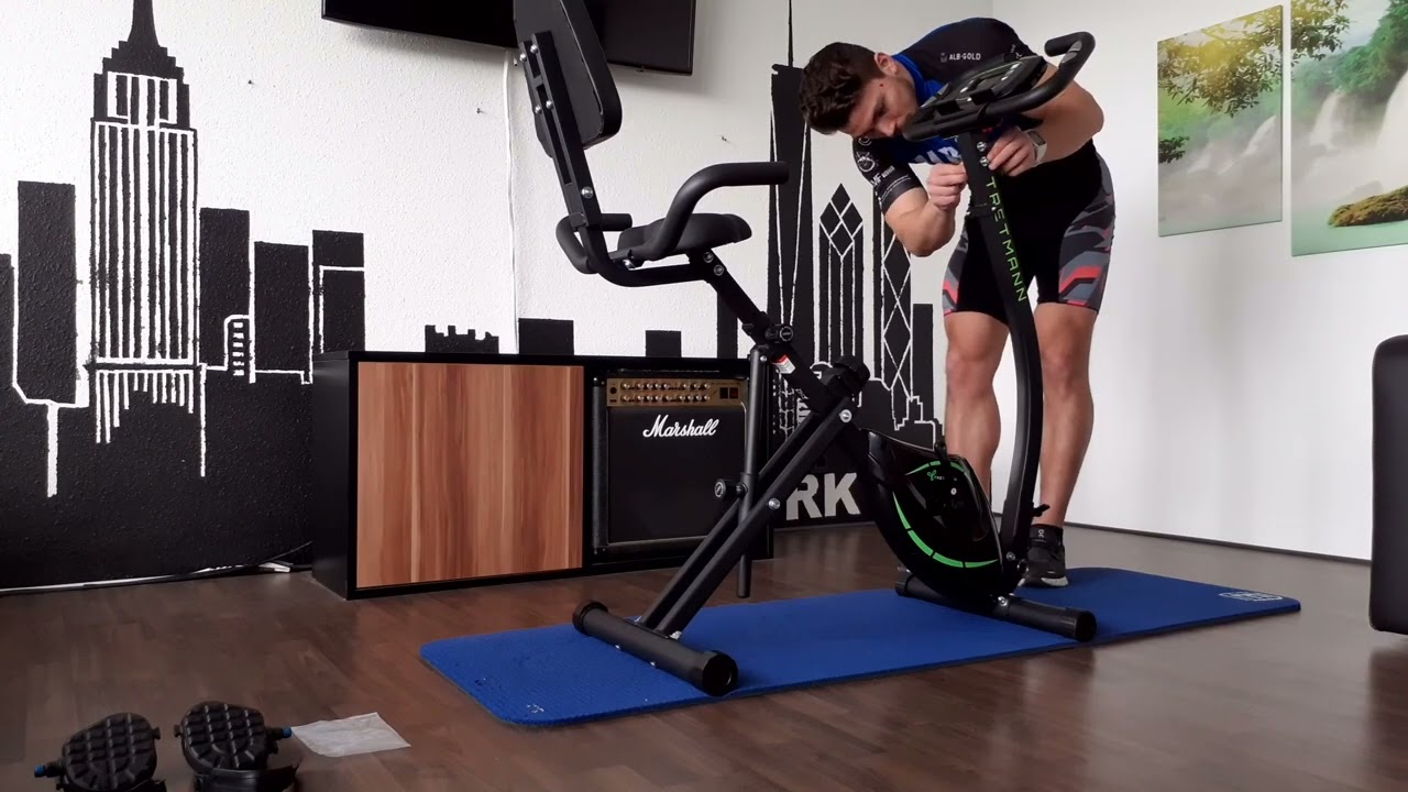 Aufbauvideo Heimtrainer Tretmann Ride