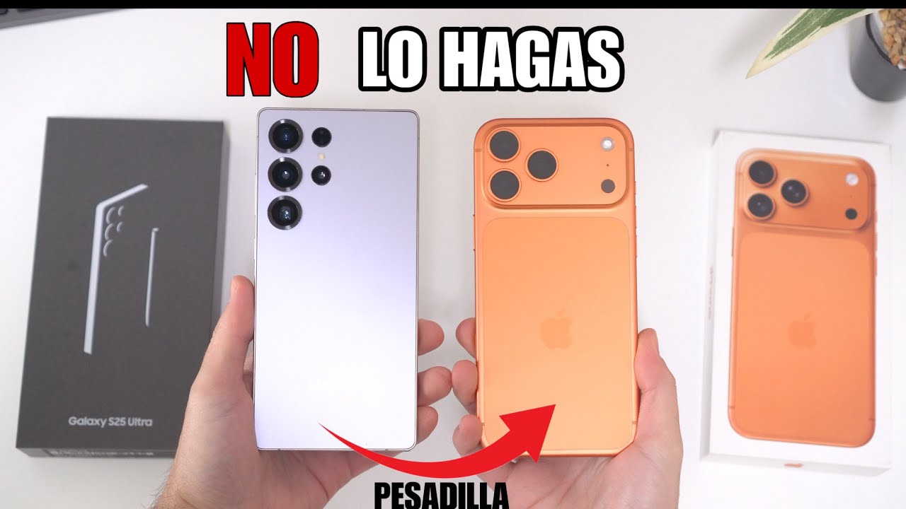 NO te CAMBIES de Samsung a IPHONE ¡Es UNA PESADILLA!