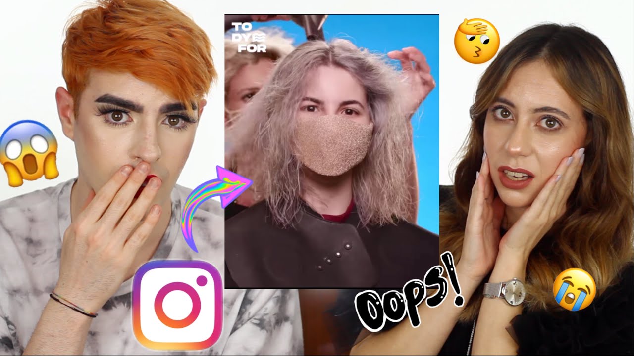 PARRUCCHIERI REAGISCONO AI VIDEO DI INSTAGRAM PT7 || NIKOOOLASH