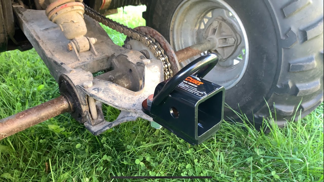 ATV Receiver Hitch Adapter Installation And Try Out