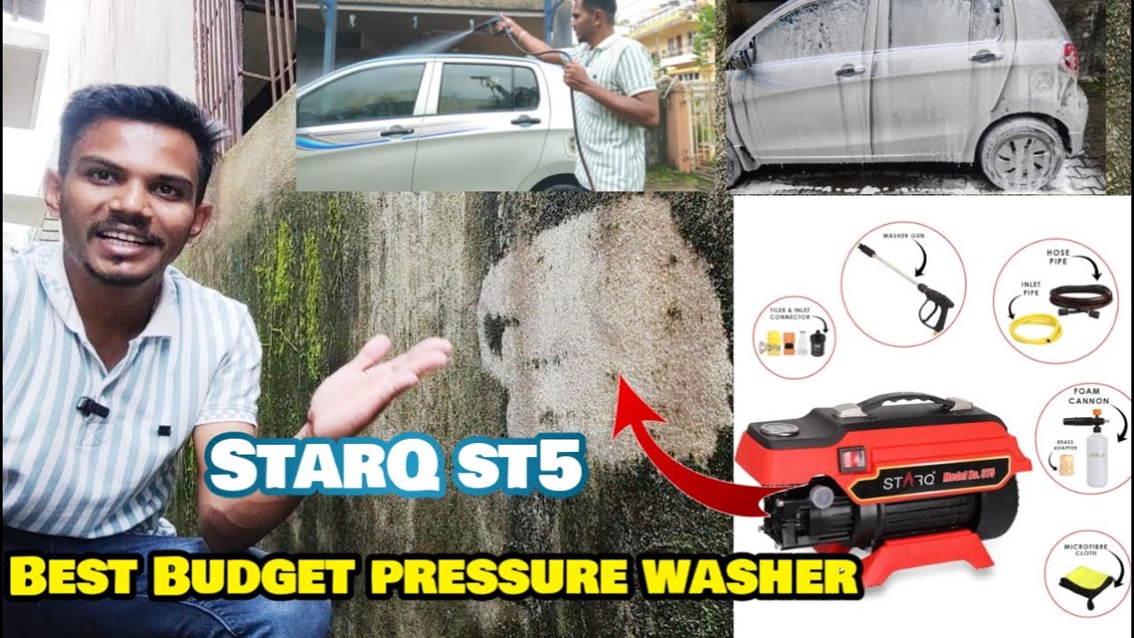 StarQ ST5 unboxing&pressure testing||खूप जबरदस्त प्रेशर वॉशर||Tech