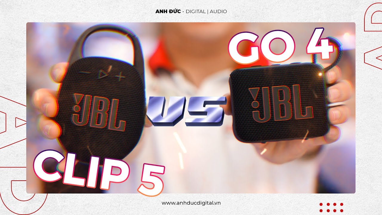 ĐẶT LÊN BÀN CÂN JBL CLIP 5 - JBL GO 4: CÙNG TẦM GIÁ NHƯNG ĐÂU LÀ LOA DI ĐỘNG TỐT HƠN?