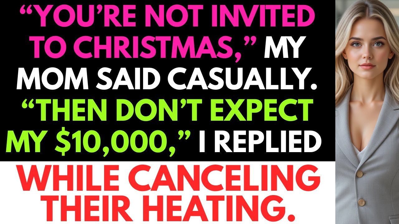 “You’re Not Invited To Christmas,” My Mom Said Casually. “Then Don’t Expect My $10,000,” I Replied.