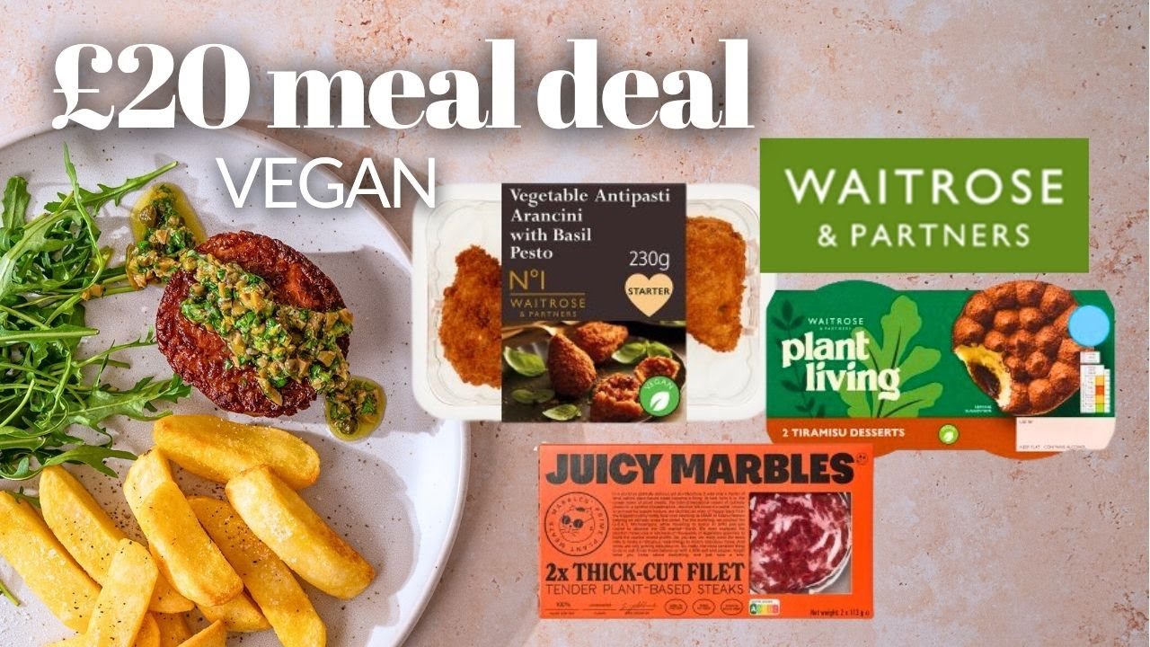 UK Grocery Dinner Haul - Valentine's WAITROSE Meal Deal Taste Test